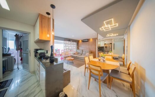 Apartamento no Tatuapé com 3 quartos e 2 vagas mobiliado