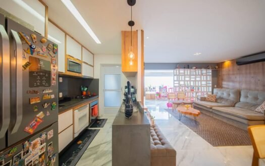 Apartamento no Tatuapé com 3 quartos e 2 vagas mobiliado